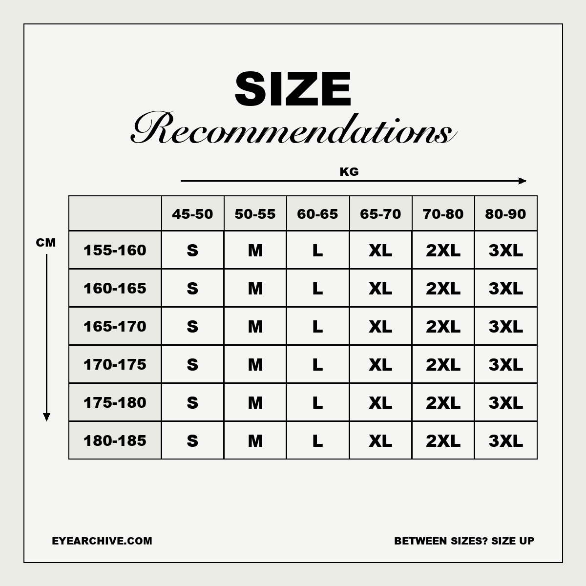 Britt Jeans size recommendations