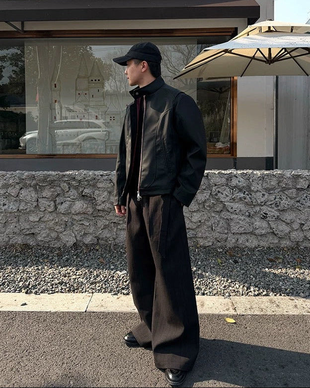 CATSSTAC Drape Wide-leg Trousers