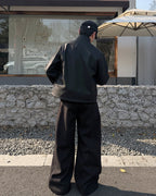 CATSSTAC Drape Wide-leg Trousers