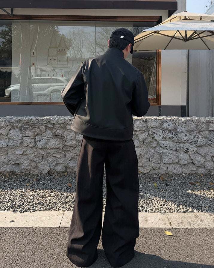 CATSSTAC Drape Wide-leg Trousers
