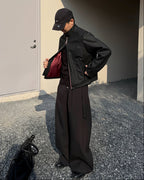 CATSSTAC Drape Wide-leg Trousers