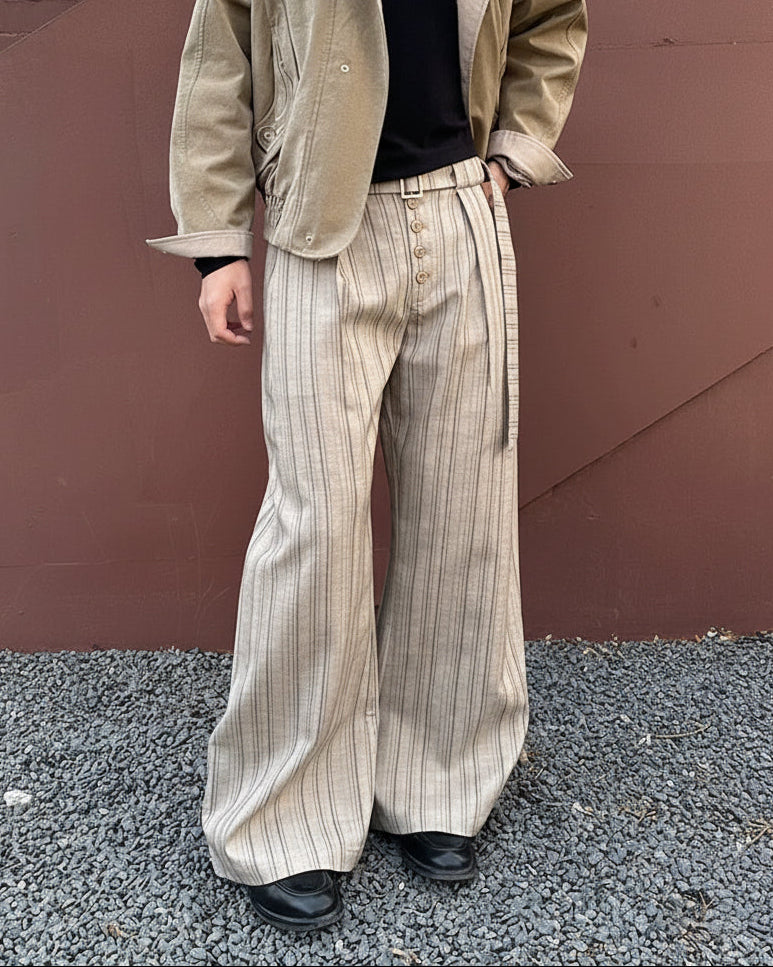 CATSSTAC Drape Wide-leg Trousers