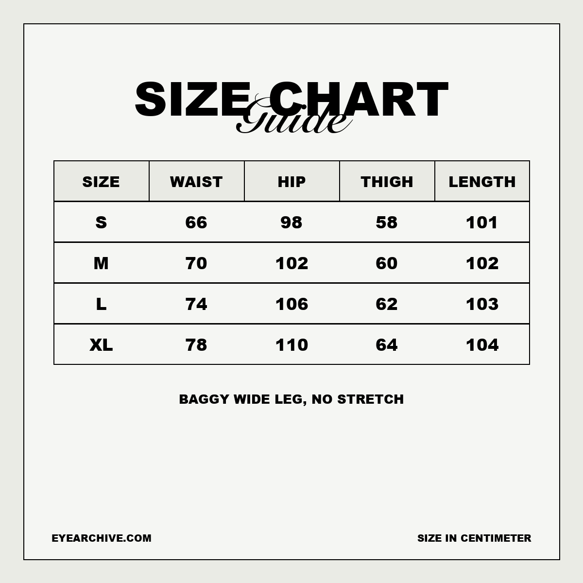 EYE Archive Baggy Jeans