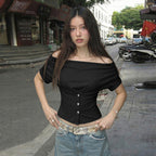 EYE Archive Cowl Neck Top