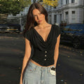 EYE Archive Cowl Neck Top