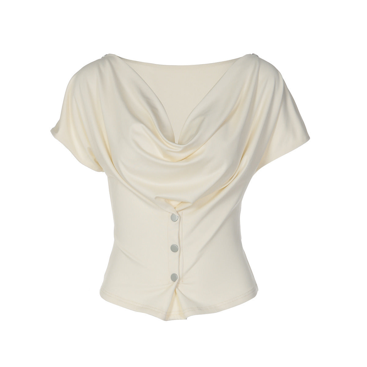 EYE Archive Cowl Neck Top