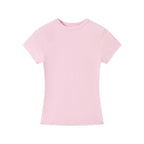 Flat product shot of the Essential Tee in pink
