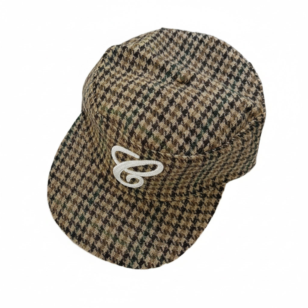 EYE Archive Flat Brim Cap in Check