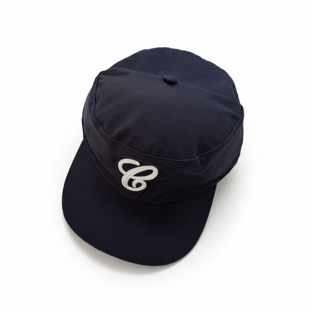 EYE Archive Flat Brim Cap in Navy
