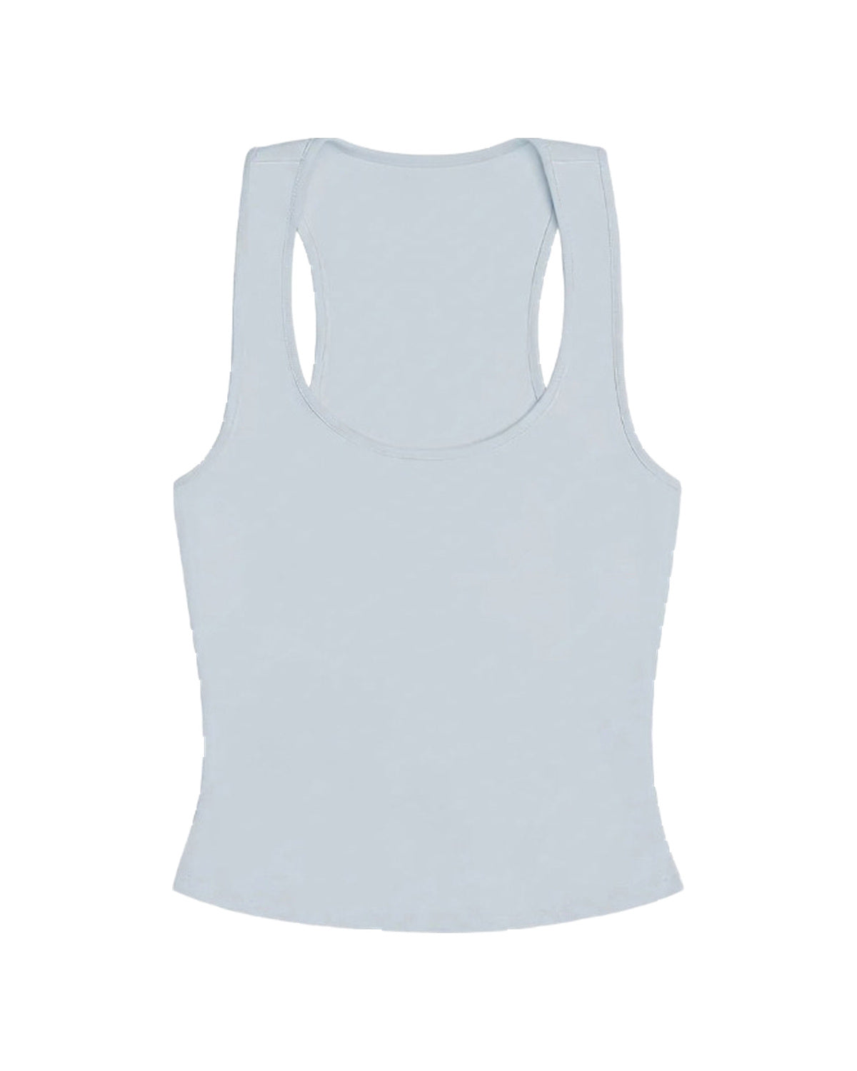 EYE Archive Racer Tank, square-neck racer-back tank top, baby blue, front