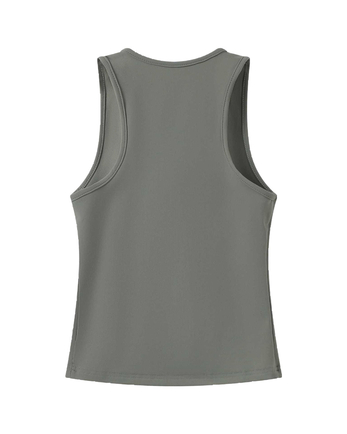 EYE Archive Racer Tank, square-neck racer-back tank top, grey green, racer back