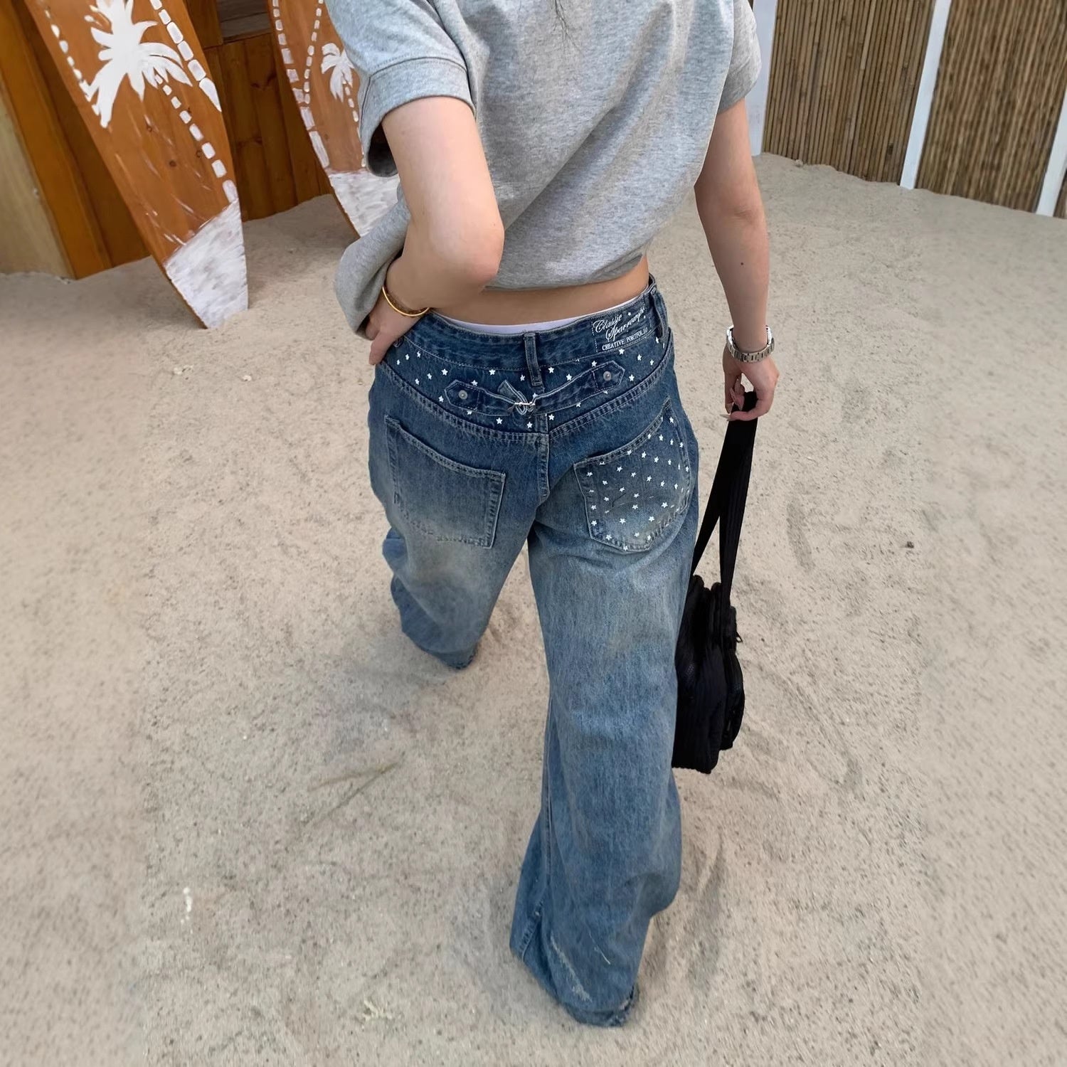 EYE Archive Star Baggy Jeans
