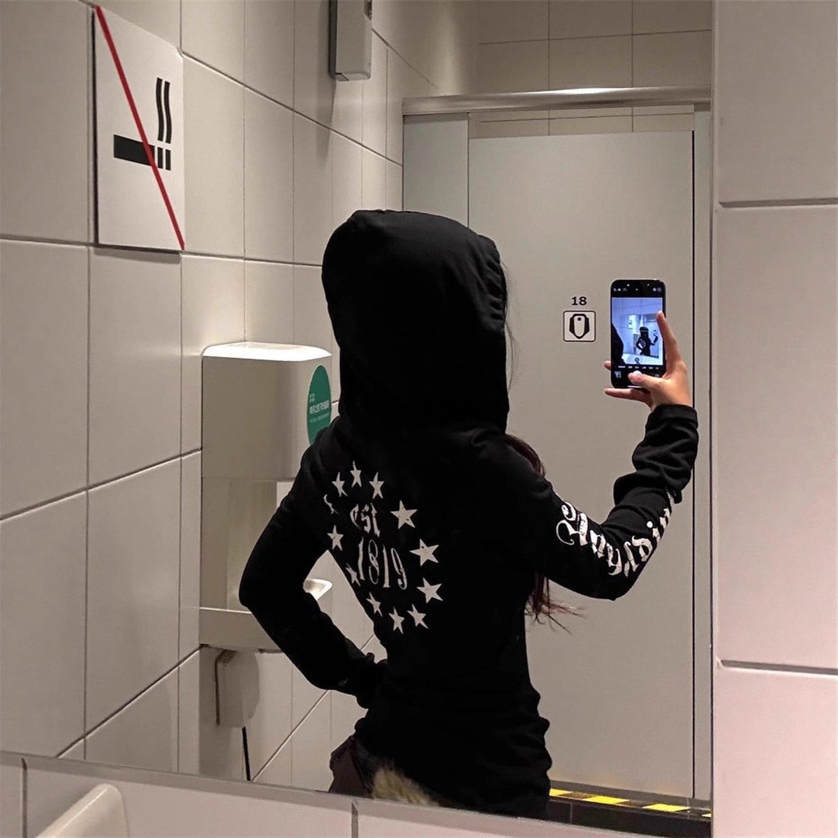 EYE Archive Star Hooded Top
