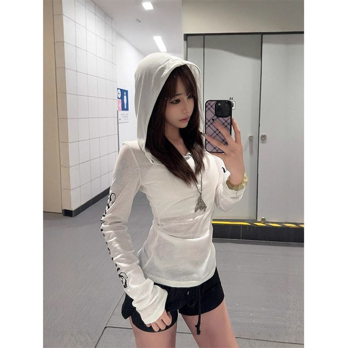 EYE Archive Star Hooded Top