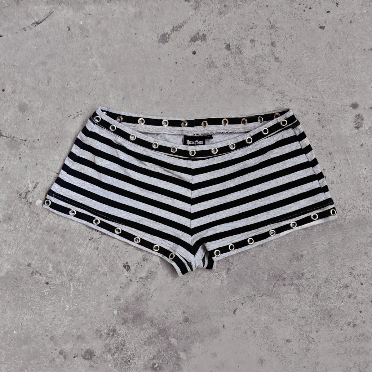 EYE Archive Striped Micro Shorts