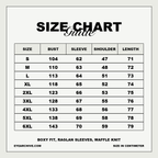 Flora Waffle Shirt size chart