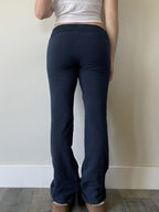 New low-rise lace-up color-blocking printed trousers American fashion hot girl personality trend comfortable and versatile slacks