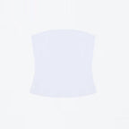 Flat product shot of the Tube Top in white