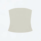 Flat product shot of the Tube Top in soy