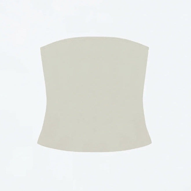 Flat product shot of the Tube Top in soy