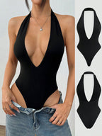 2026TK European and American Sexy Halterneck Jumpsuit Spring and Summer New Hot Girl Backless Cone Jumpsuit