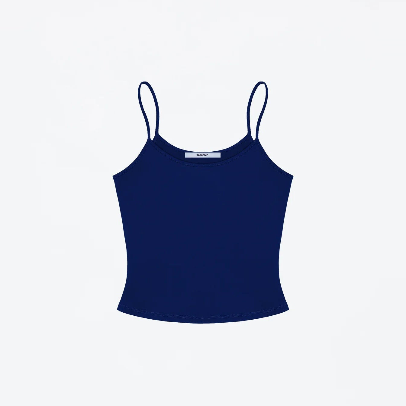 Flat product shot of the Studio Tank in navy blue