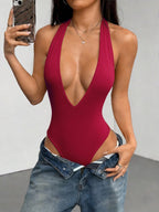 2026TK European and American Sexy Halterneck Jumpsuit Spring and Summer New Hot Girl Backless Cone Jumpsuit