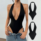 2026TK European and American Sexy Halterneck Jumpsuit Spring and Summer New Hot Girl Backless Cone Jumpsuit
