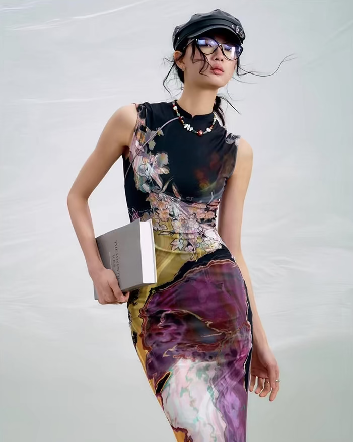 OFAKIVA "3" Maxi Dress
