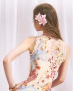 OFAKIVA "Flower" Qipao & Slip Dress