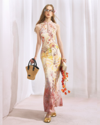 OFAKIVA "Flower" Qipao & Slip Dress