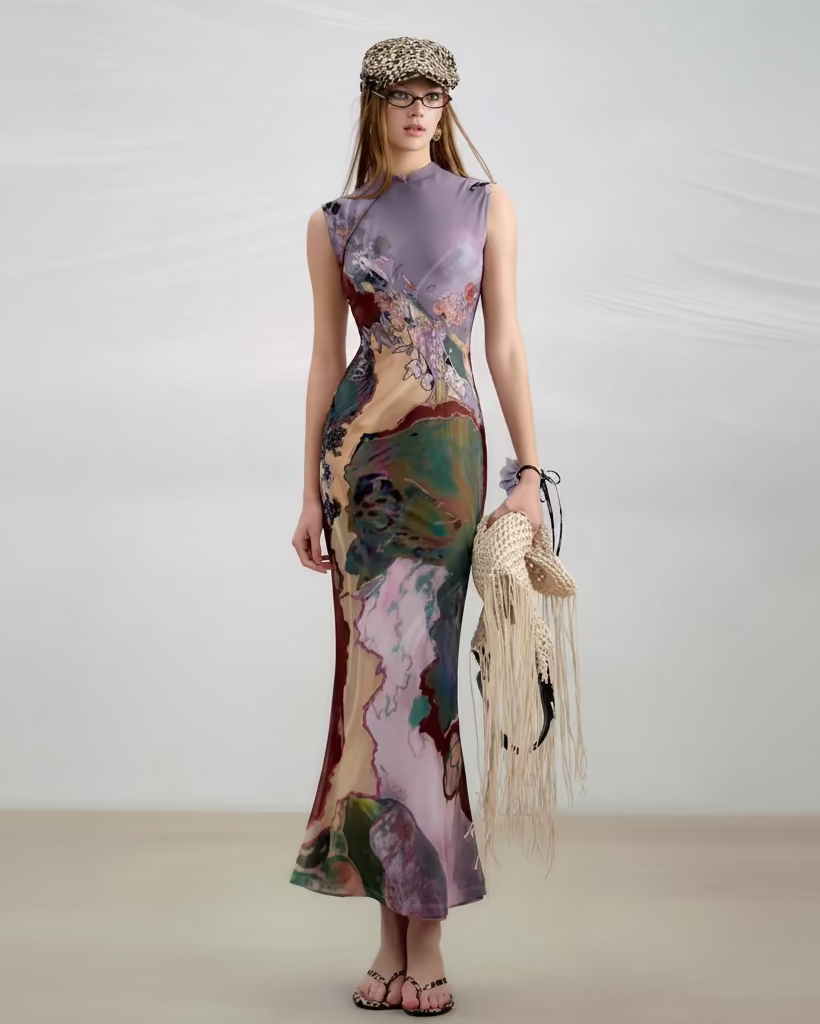 OFAKIVA "3" Maxi Dress