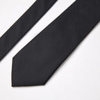 TAICHIISM basic check texture yarn-dyed logo intellectual, elegant atmosphere elegant 8cm wide versatile tie