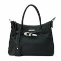 TAICHIISM Ice Pattern Handheld Leather Commuter Tote Bag 2025 Summer Hard Casual Bag