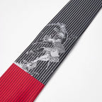 TAICHIISM Rainy Night Fight Illustration Striped Yarn-dyed Texture Contrast Suit Texture Tie