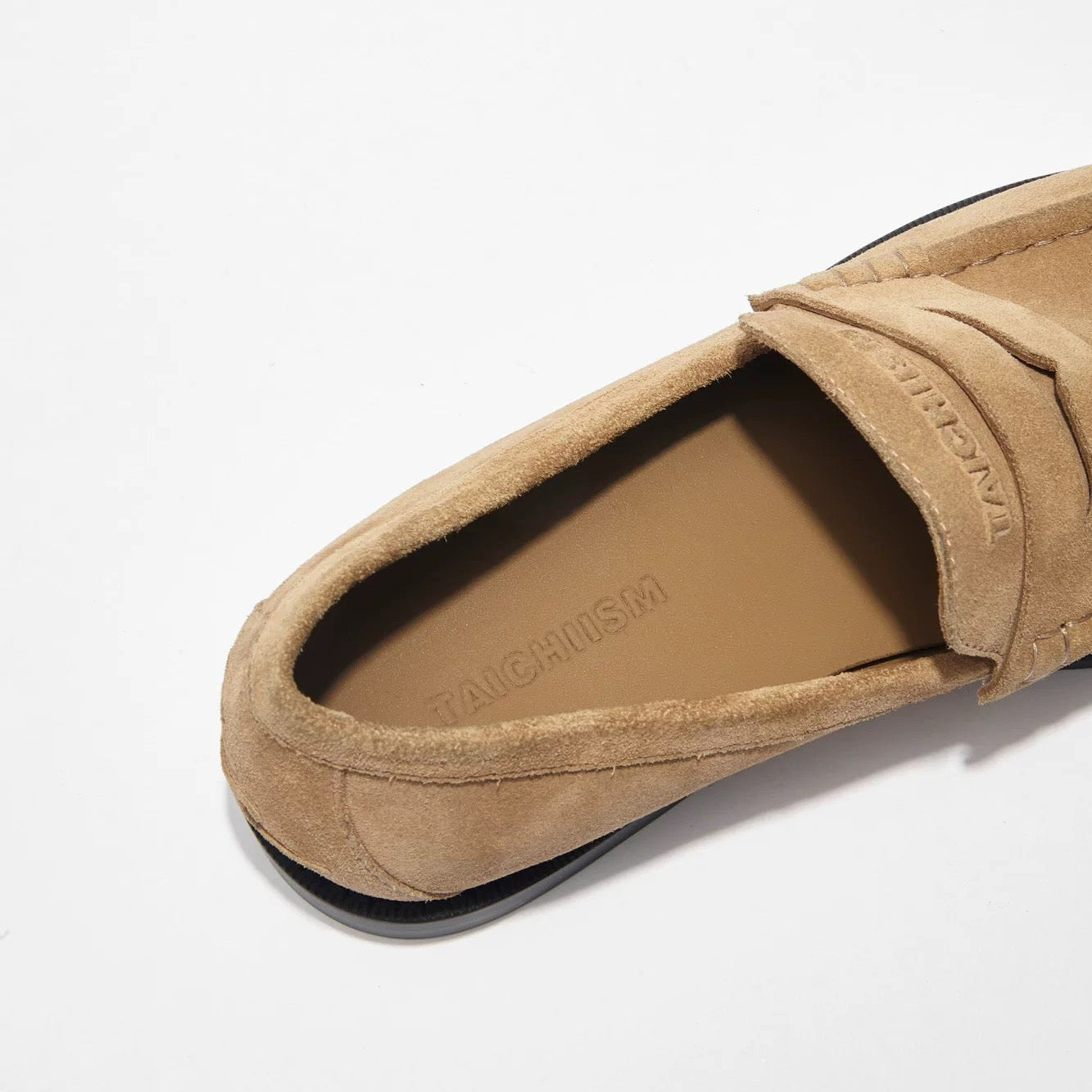 TAICHIISM Suede Penny Loafers