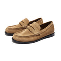 TAICHIISM Suede Penny Loafers