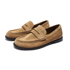 TAICHIISM Suede Penny Loafers