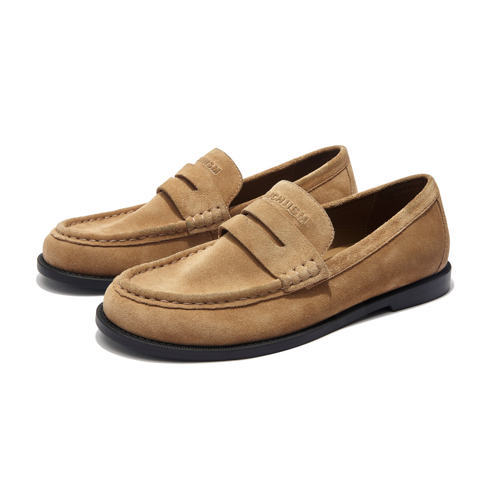 TAICHIISM Suede Penny Loafers