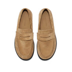 TAICHIISM Suede Penny Loafers