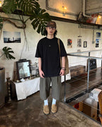 TAICHIISM Suede Penny Loafers
