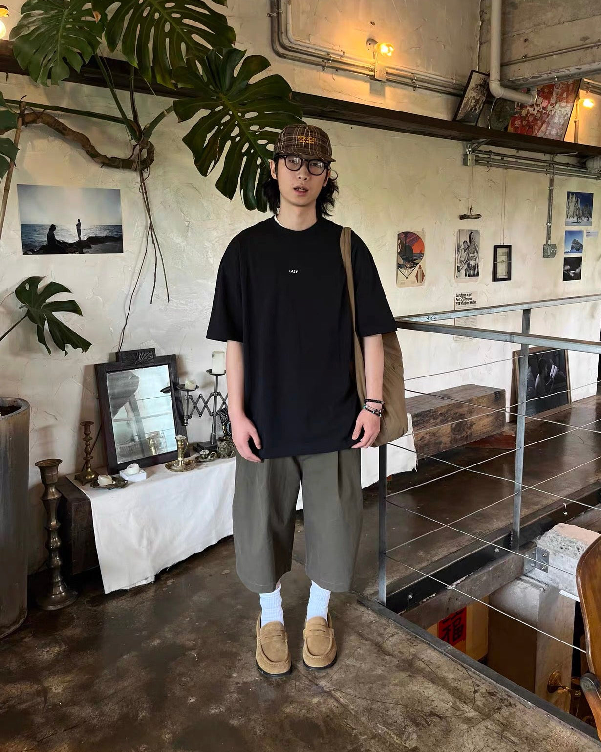 TAICHIISM Suede Penny Loafers