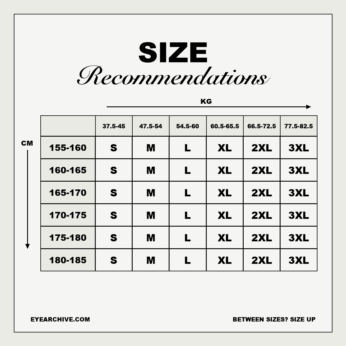 Vera Jeans size recommendations