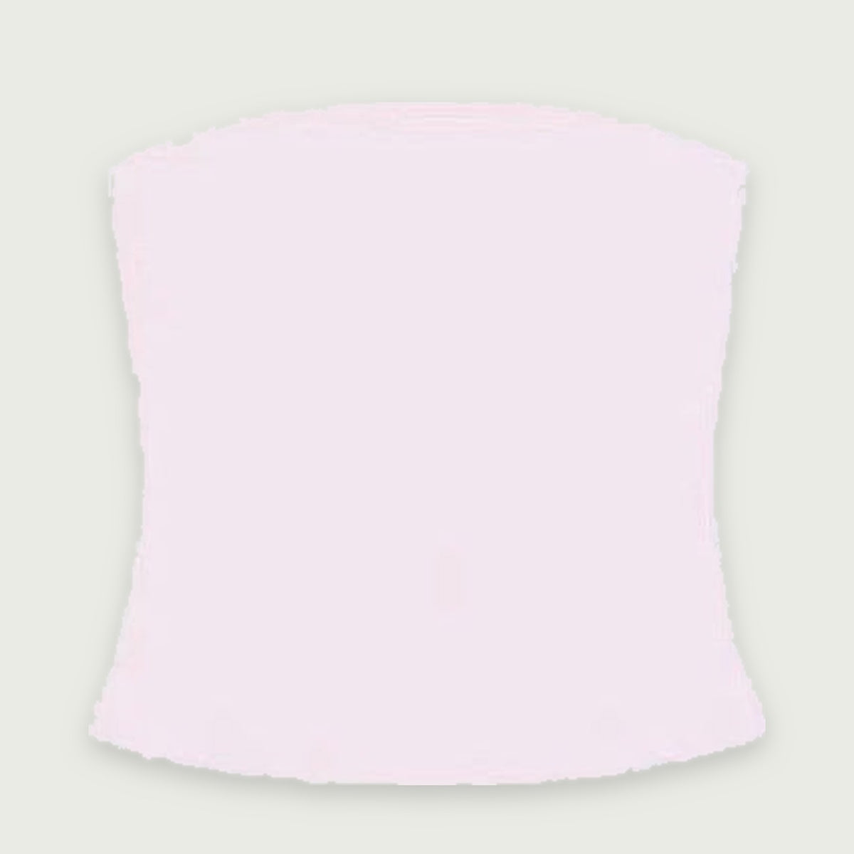 Flat product shot of the Tube Top in light pink