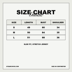 Poppy Tee size chart