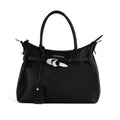 The Signature Tote seen from the front with the handles upright